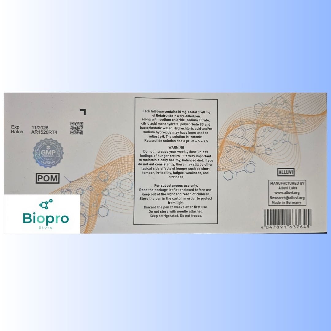 Alluvi Retatrutide 40mg pen premium triple agonist peptide