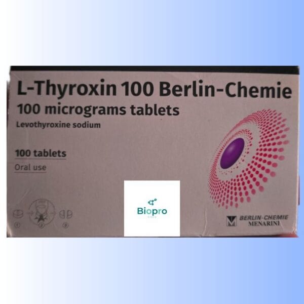 L-Thyroxin 100 Berlin-Chemie 100 tablets box
