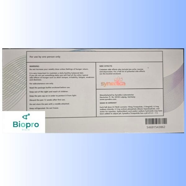 Synedica Tirzepatide 40mg peptide pen