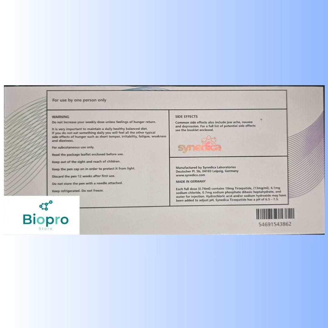 Synedica Tirzepatide 40mg peptide pen
