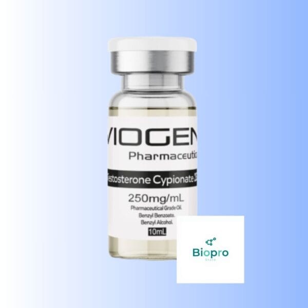 Viogen Testosterone Cypionate 250mg vial – slow-release testosterone ester