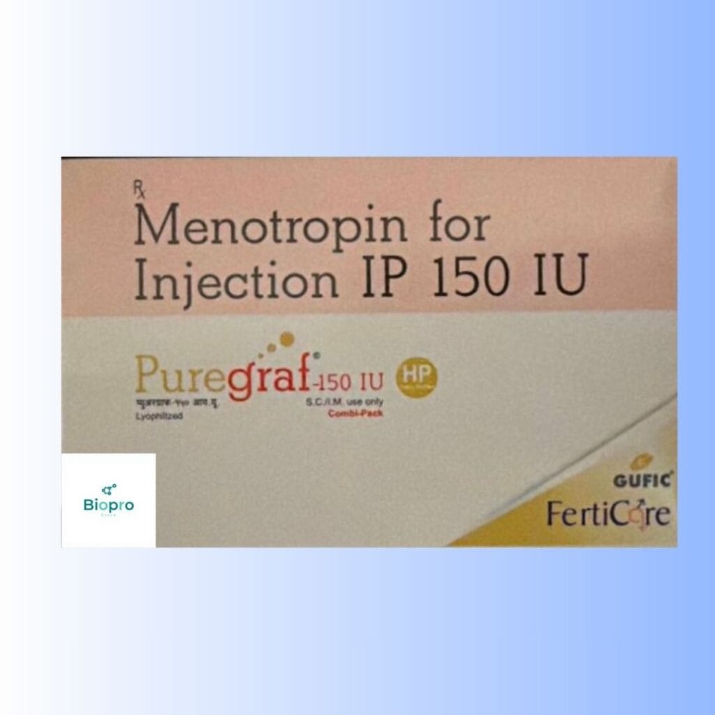 Menotropin Injection IP 150 IU HMG