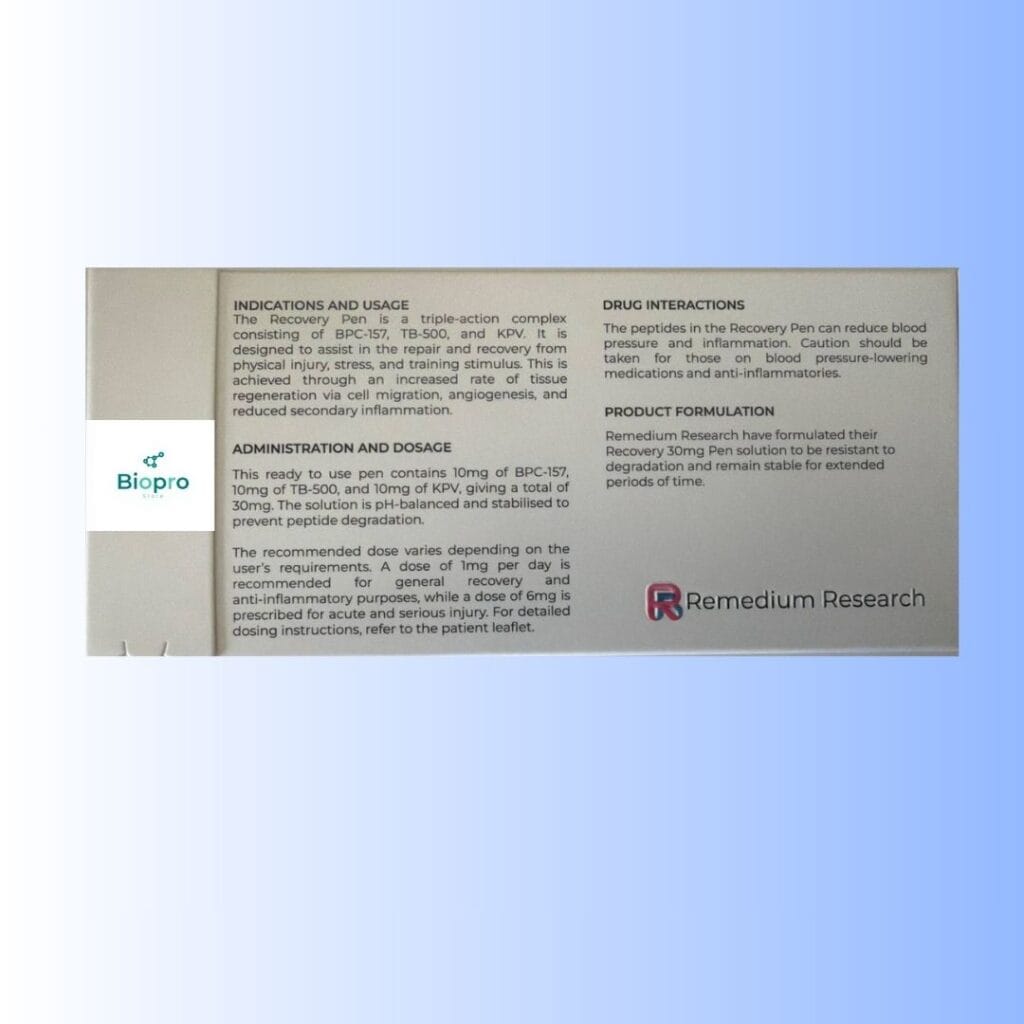 Remedium Recovery Pen 30mg back