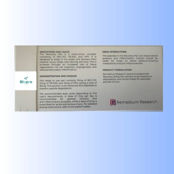 Remedium Recovery Pen 30mg back