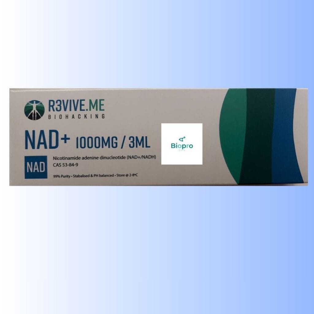 R3VIVE.ME NAD+ 1000mg 3ml research formulation