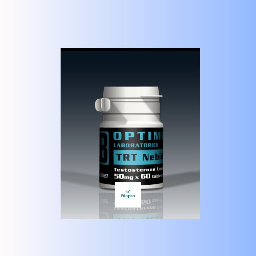 Optimum Biotech TRT Nebido 50mg testosterone undecanoate tablets 60 count